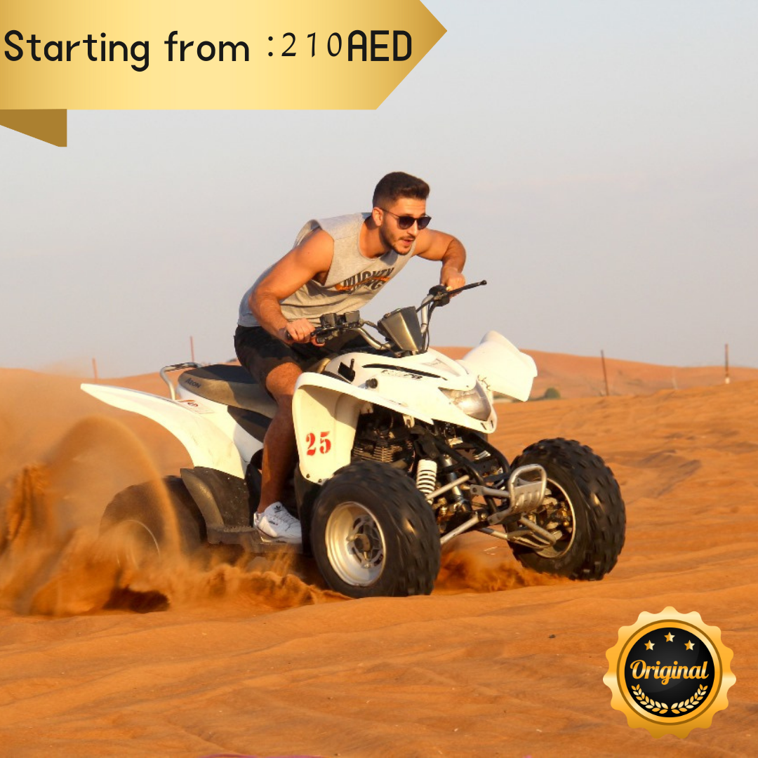 Morning Desert Safari With Quad Bike